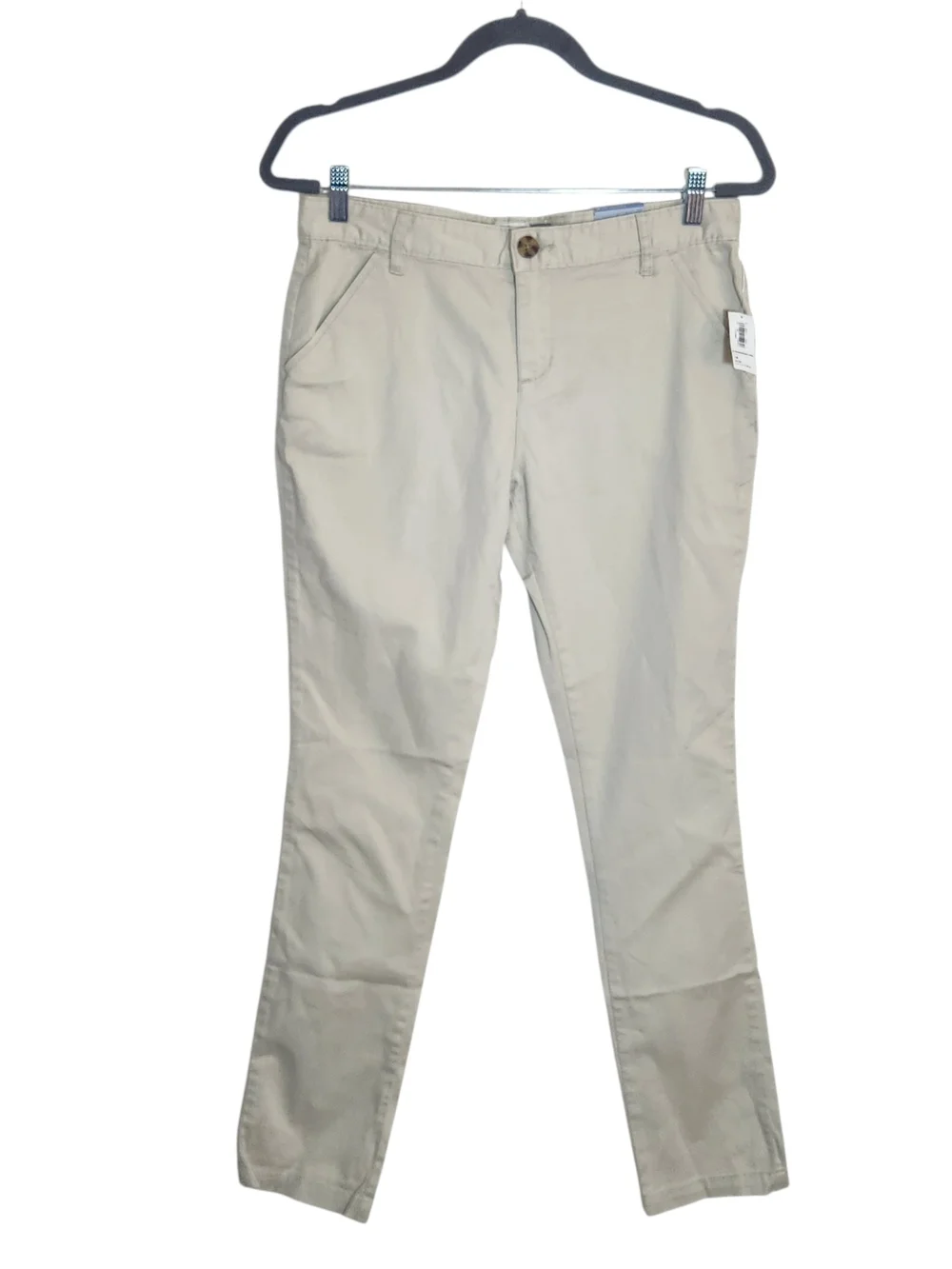 Old Navy Light Khaki Skinny Pants with Adjustable Waist Size 14 Plus NWT